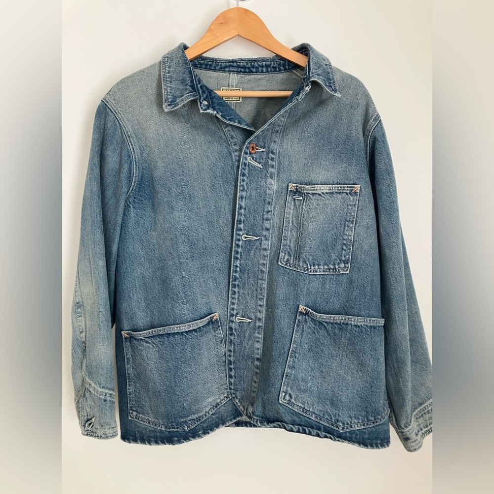Hey Gang Vintage Wash Denim Barn Coat Size 1 (sold out version)